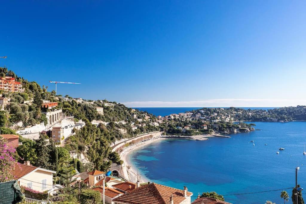 Villefranche Sur Mer:Appartement-Villa, Vue Mer, Jardin, Parking. ภายนอก รูปภาพ